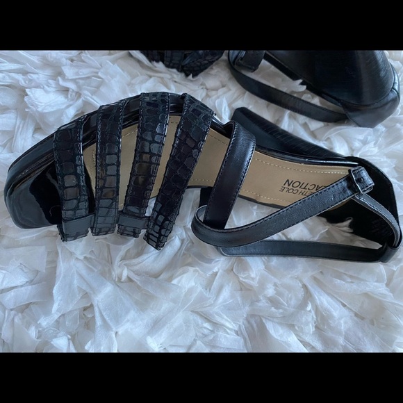 Kenneth Cole REACTION Strappy Platform Pump Heels 6 1/2 - Picture 6 of 12